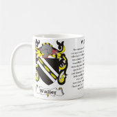 Mug Waller, l'origine, signification et la crête (Gauche)