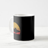 Mug Walleye Fishing Retro Walleye Sauger Pêcheur (Devant gauche)