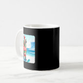 Mug Walrus Balancing Sur Snowboard. Snowboard (Devant gauche)
