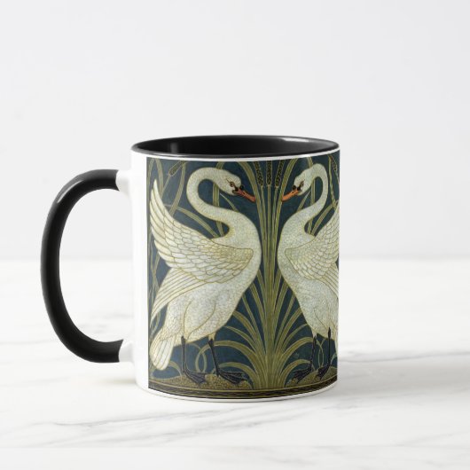 Mug Walter Crane Swan & Rush and Iris Victorian (Gauche)