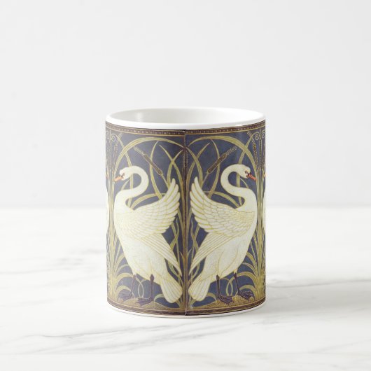 Mug Walter Crane Swan, Rush Et Iris Art Nouveau (Centre)