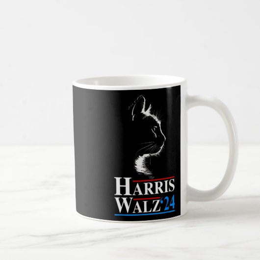Mug Waltz 2024 Election Funny Cat Kamala Harris Tim Wa (Droite)