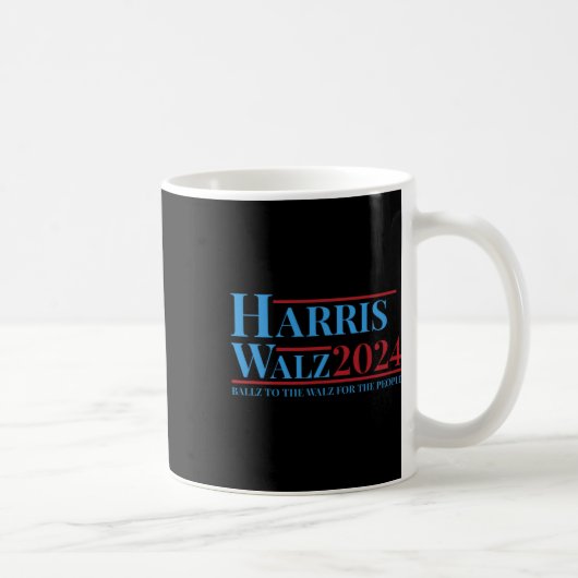 Mug Walz 2024 Campagne Kamala Harris Tim Walz Drôle Te (Droite)