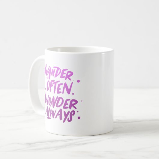 MUG WANDER SE DEMANDE SOUVENT TOUJOURS (Devant gauche)