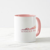 Mug Wander woman randonnée camping (Devant droit)