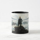 Mug Wanderer au-dessus de la mer de brouillard, Friedr (Centre)