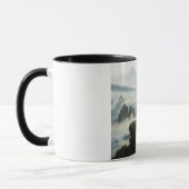 Mug Wanderer au-dessus de la mer de brouillard, Friedr (Gauche)