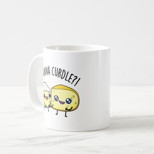 Mug Wanna Curdle Funky Cheese Puns (Devant gauche)