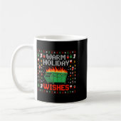 Mug Warm Holiday Wishes Dumpster Fire Ugly Christmas S (Gauche)