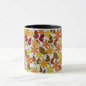 Mug Warm Winter Floral Pattern – Cozy Retro Flower  (Centre)