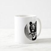 Mug Warning Bear Country (Devant droit)