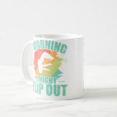Mug Warning I Might Flip Out Parkour Sport (Devant gauche)