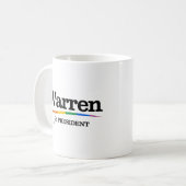 Mug Warren pour Président (Devant gauche)