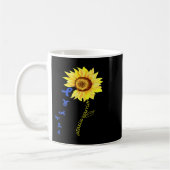 Mug Warrior Fun Design Ataxia Sensibilisation. (Gauche)