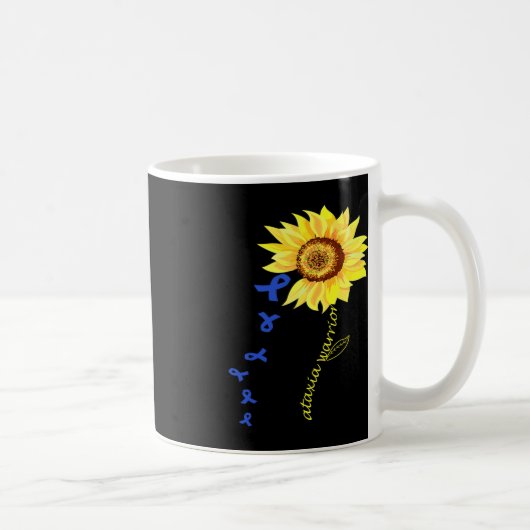 Mug Warrior Fun Design Ataxia Sensibilisation. (Droite)