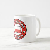 Mug Warszawa Polska (Devant droit)