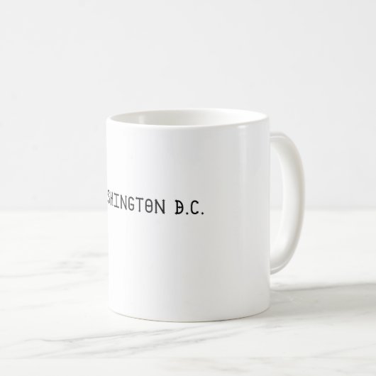 Mug Washington D.C. (Devant droit)