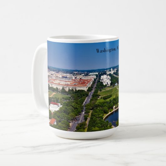 Mug Washington DC cityscape (Devant gauche)