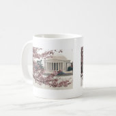 Mug Washington DC de fleurs de cerisier (Devant gauche)