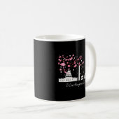 Mug Washington Dc Monuments Mémoriaux Fleurs de cerisi (Devant droit)