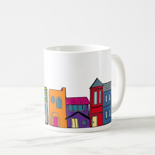Mug Washington, DC Rowhouses (Devant droit)