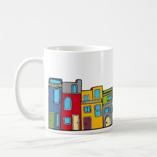 Mug Washington, DC Rowhouses (Gauche)