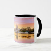 Mug Washington DC US Capitol Building Coucher de Solei (Devant droit)