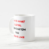 Mug washington fan, loyal (Devant gauche)