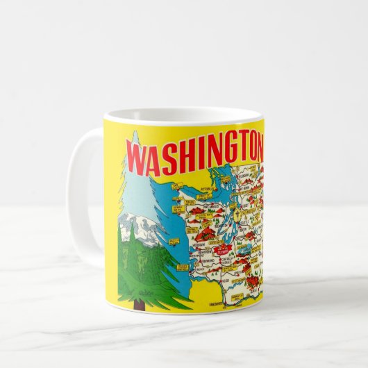 Mug Washington - L'Etat À feuillage persistant (Devant gauche)