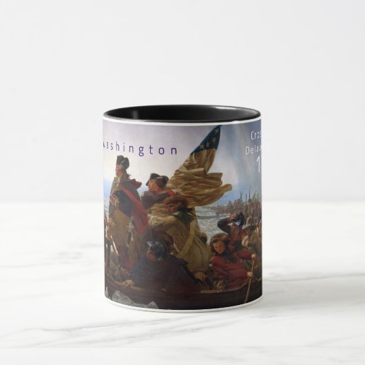 Mug Washington Traversant Le Delaware 25 Décembre 1776 (Centre)