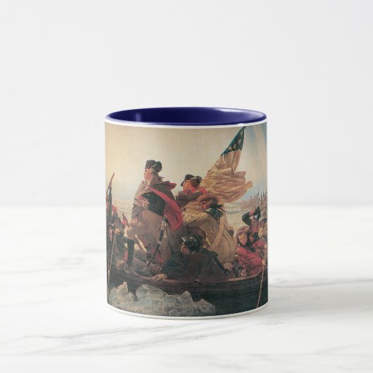 Mug Washington Traverser le Delaware par Emanuel Leutz (Centre)