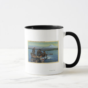 Mug Washington - Vue des pêcheurs qui attrapent un Sau