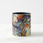 Mug Wassily Kandinsky - Composition Cinq Art Abstrait (Centre)