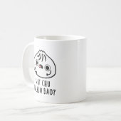 Mug Wat Chu Talkin Bao Drôle Dimsum Pun (Devant gauche)