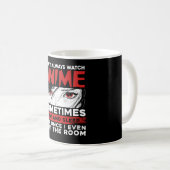Mug watch anime funny manga design for anime quotes (Devant droit)