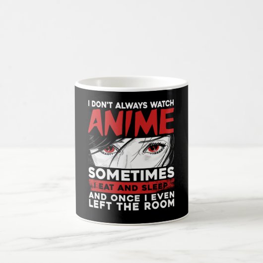 Mug watch anime funny manga design for anime quotes (Centre)