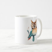 Mug Watcher silencieux : Chouette de Whimsical dans le (Devant droit)