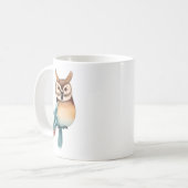 Mug Watcher silencieux : Chouette de Whimsical dans le (Devant gauche)
