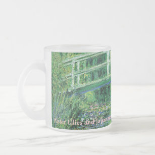 Tasse Givré Water Lilies et pont japonais, Claude Monet