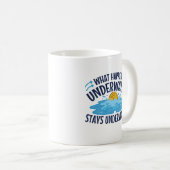 Mug Water Polo Ce qui se passe sous l'eau (Devant droit)