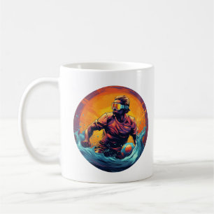 Mug Water Polo Player Coloré Waterpolo