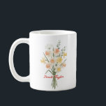 Mug Watercolor Birth Flower Narcissus Custom<br><div class="desc">Celebrate a special connection with our Watercolor Birth Flower Personalized Mug. Featuring a floral illustration that represents the unique beauty of their birth month, this mug blends artistic flair with everyday functionality. The soft, ethereal watercolor textures pop against the crisp ceramic, creating a piece that feels more like a work...</div>