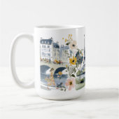 Mug Watercolor Bonjour Beautiful Paris (Gauche)