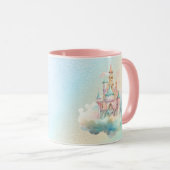 Mug Watercolor Castle Rainbow (Devant droit)