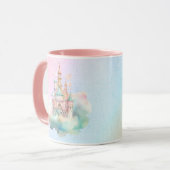 Mug Watercolor Castle Rainbow (Devant gauche)