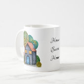 Mug Watercolor cute Home Sweet Home Art (Devant gauche)