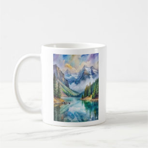 Mug Watercolor du parc national du Glacier