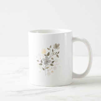 Mug Watercolor Farmhouse Sage Green and Beige Modern