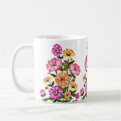 Mug Watercolor Flowers Design-34063 (Gauche)