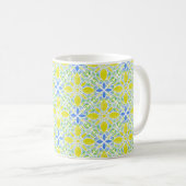 Mug Watercolor Geo _ Citrus (Devant droit)